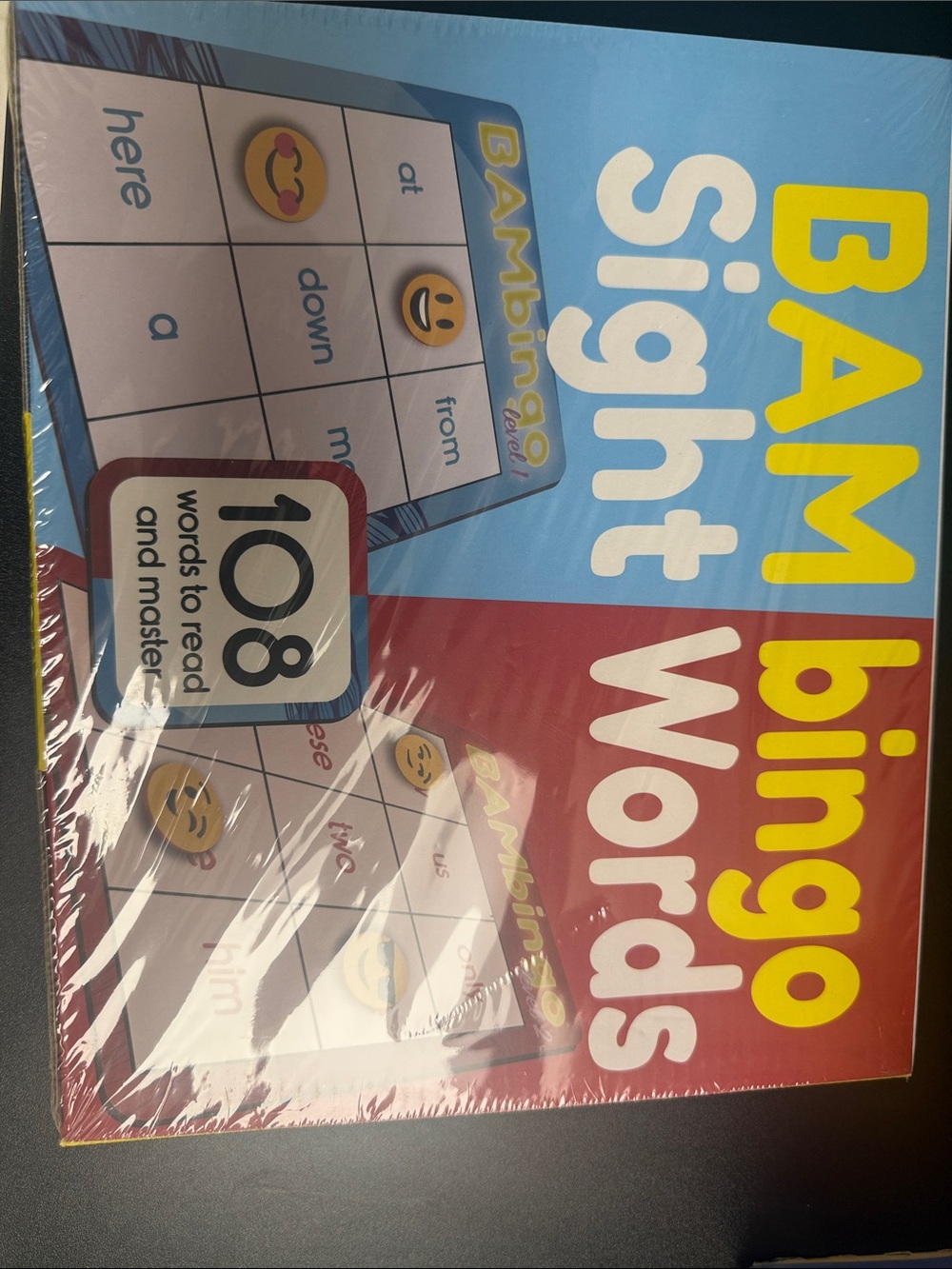 Bambingo Sight Words Learning Game - Blue & Red